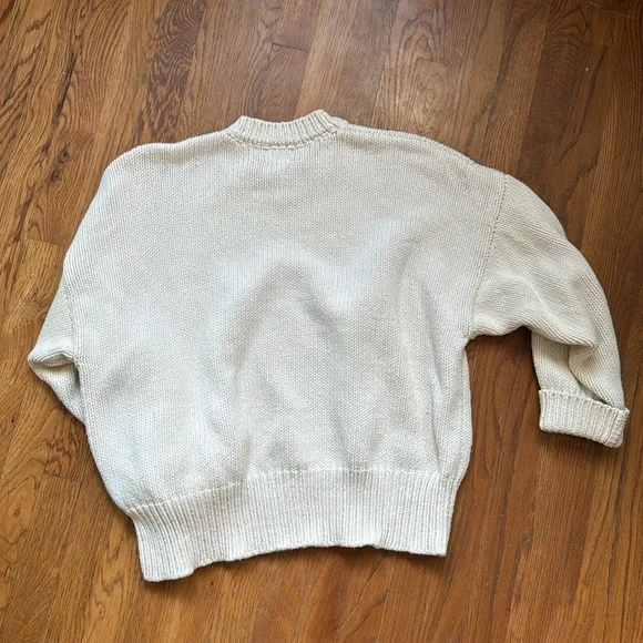 Babaa Cream Crew Neck Sweater - Picture 9 of 9